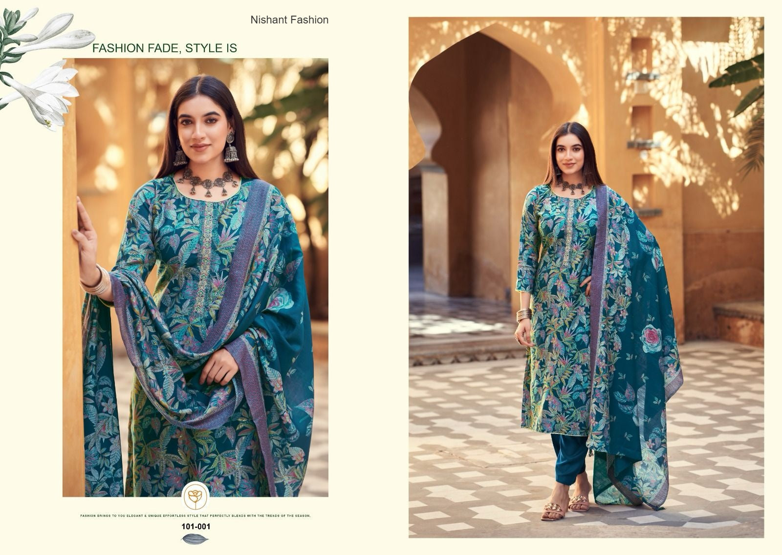 Shahgul Nishant Fashion Muslin Silk Pant Style Suits Supplier Gujarat