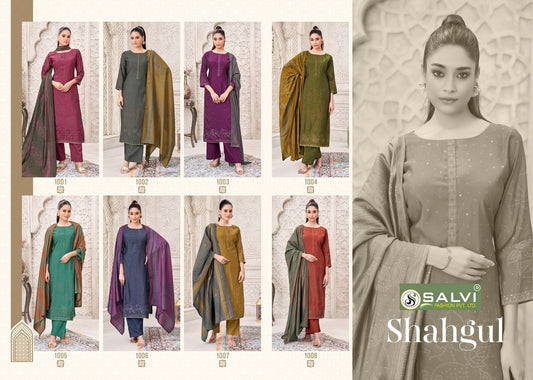 Shahgul Salvi Fashion Modal Silk Pant Style Suits Manufacturer Gujarat