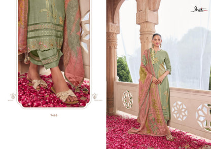 Shahgul Jay Vijay Shai Moga Silk Pant Style Suits Wholesale Price