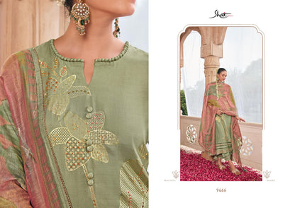 Shahgul Jay Vijay Shai Moga Silk Pant Style Suits Wholesale Price