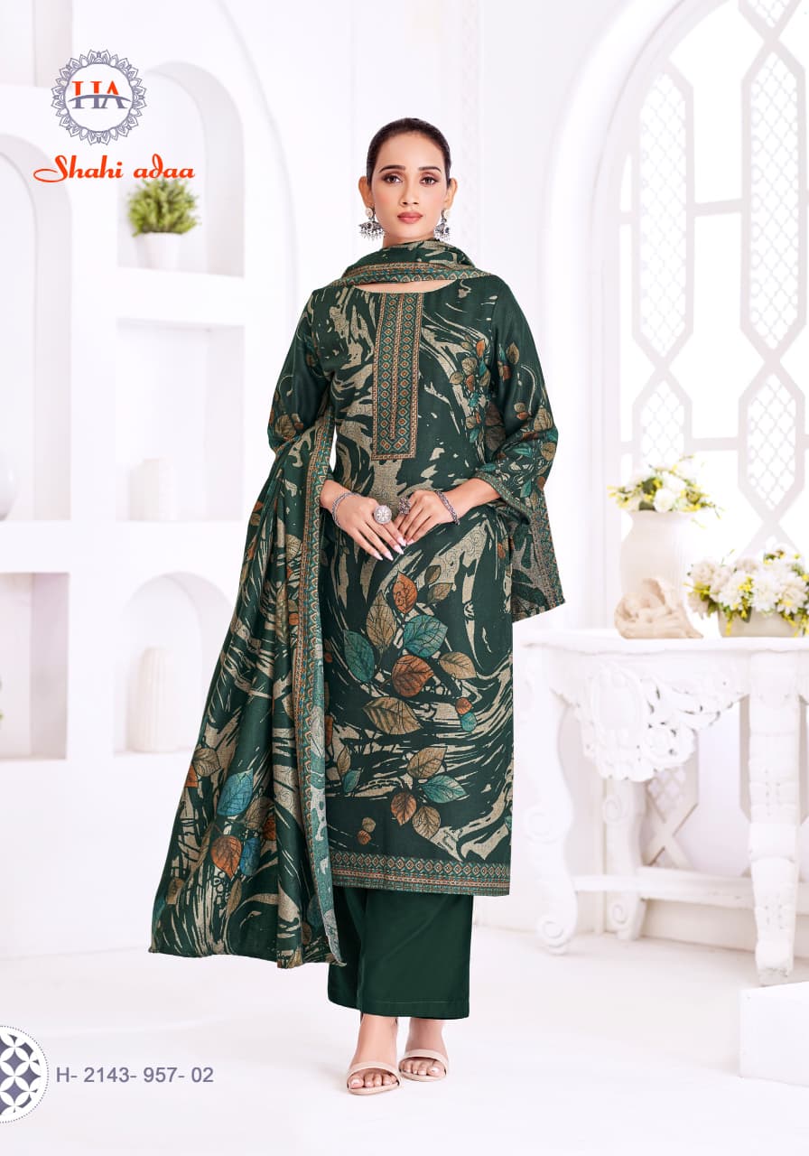 Shahi Adaa Harshit Fashion Pashmina Suits Wholesale Price