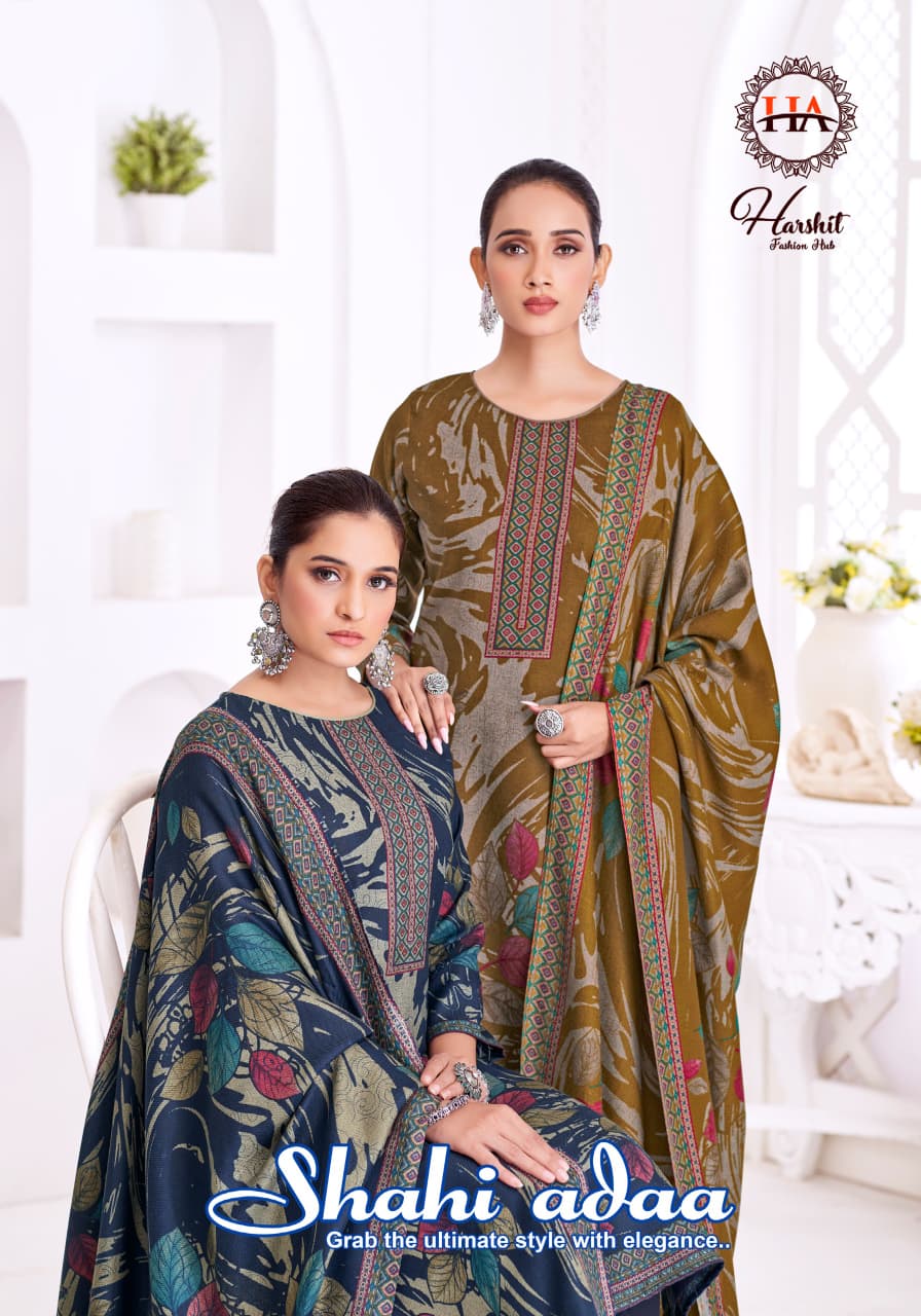 Shahi Adaa Harshit Fashion Pashmina Suits Wholesale Price