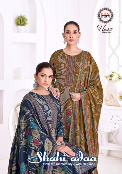 Shahi Adaa Harshit Fashion Pashmina Suits Wholesale Price