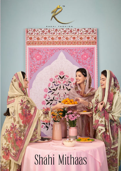 Shahi Mithaas 55686 Rakhi Fashion Bemberg Pant Style Suits Supplier Ahmedabad