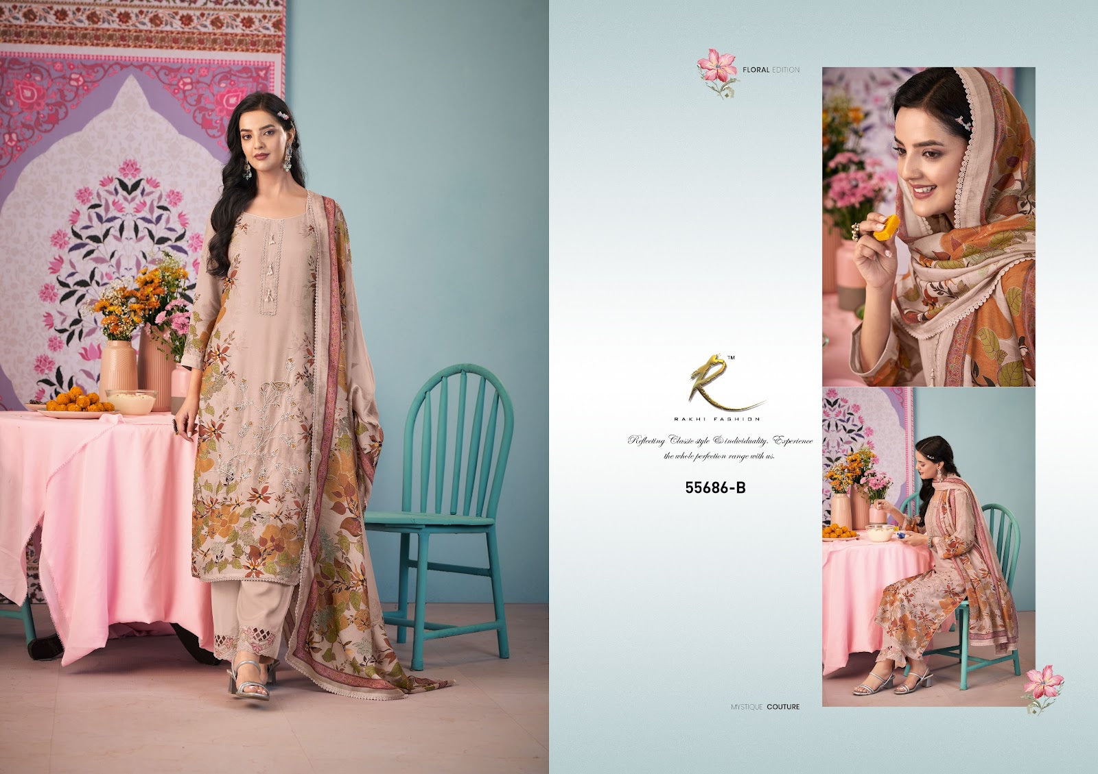 Shahi Mithaas 55686 Rakhi Fashion Bemberg Pant Style Suits Supplier Ahmedabad