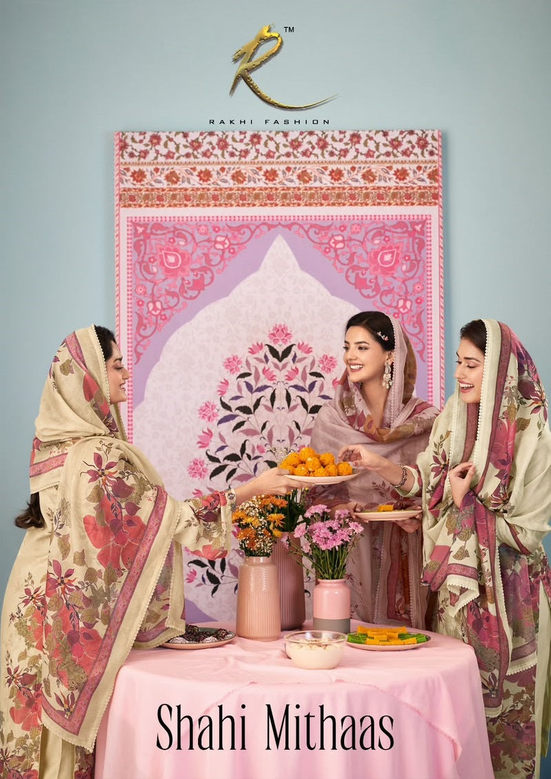 Shahi Mithaas Rakhi Fashion Bemberg Silk Pant Style Suits Manufacturer India