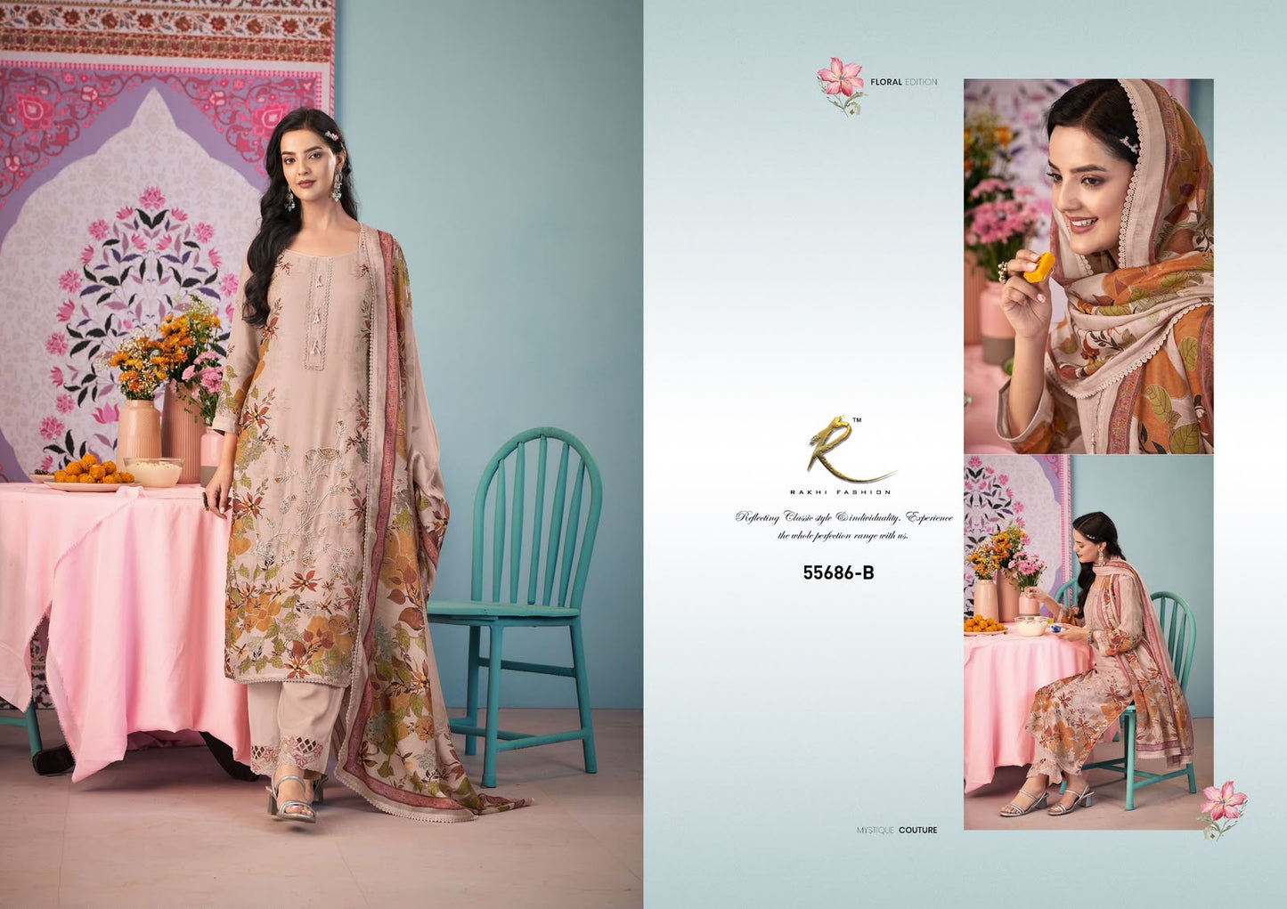Shahi Mithaas Rakhi Fashion Bemberg Silk Pant Style Suits Manufacturer India