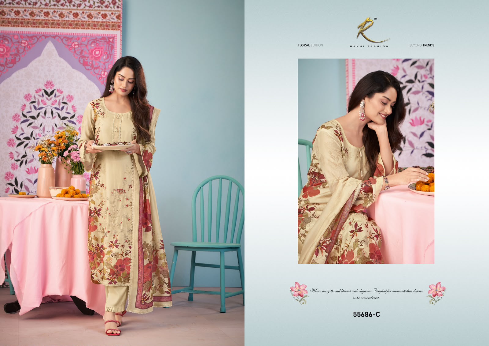 Shahi Mithaas Rakhi Fashion Bemberg Silk Pant Style Suits Manufacturer India