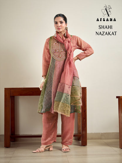 Shahi Nazakat Afsana Salsa Pakistani Readymade Suits Supplier Ahmedabad