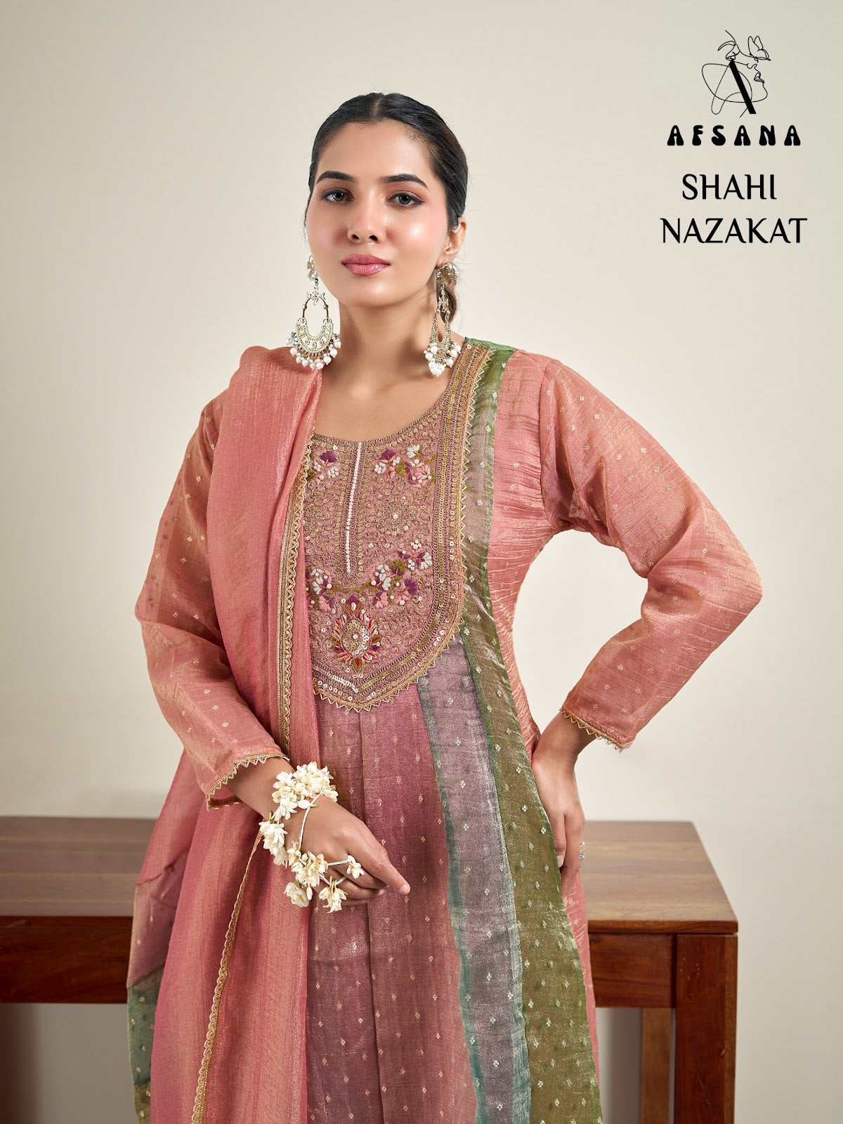Shahi Nazakat Afsana Salsa Pakistani Readymade Suits Supplier Ahmedabad