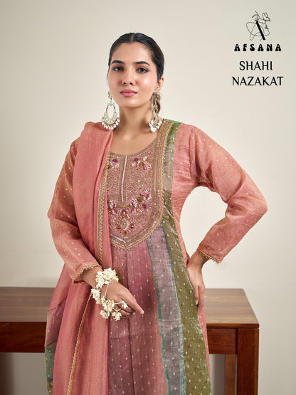 Shahi Nazakat Afsana Salsa Pakistani Readymade Suits Supplier Ahmedabad