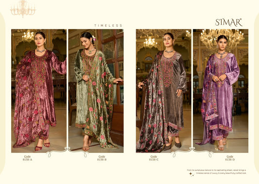 Shahi Noor Simar Velvet Suits Wholesale