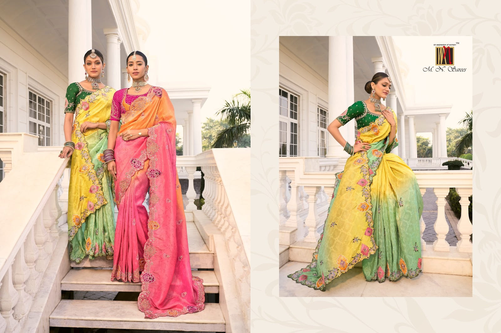 Shahi Poshak Vol 3 Mn Sarees Exporter Gujarat