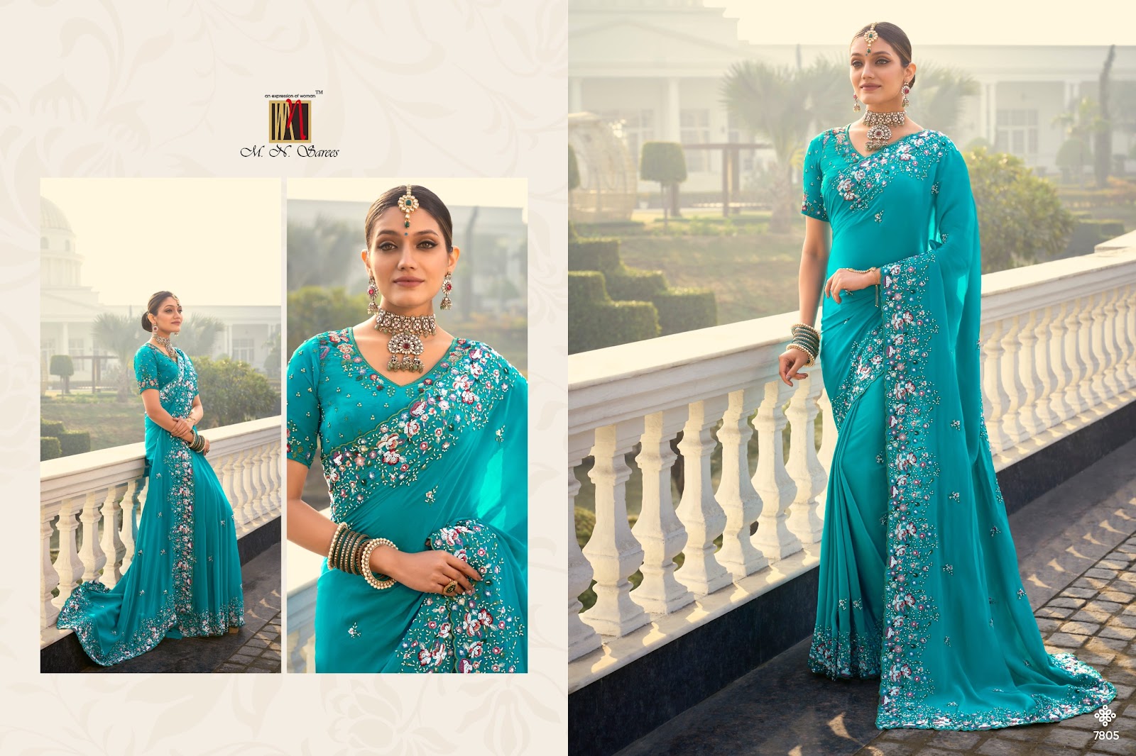 Shahi Poshak Vol 3 Mn Sarees Exporter Gujarat