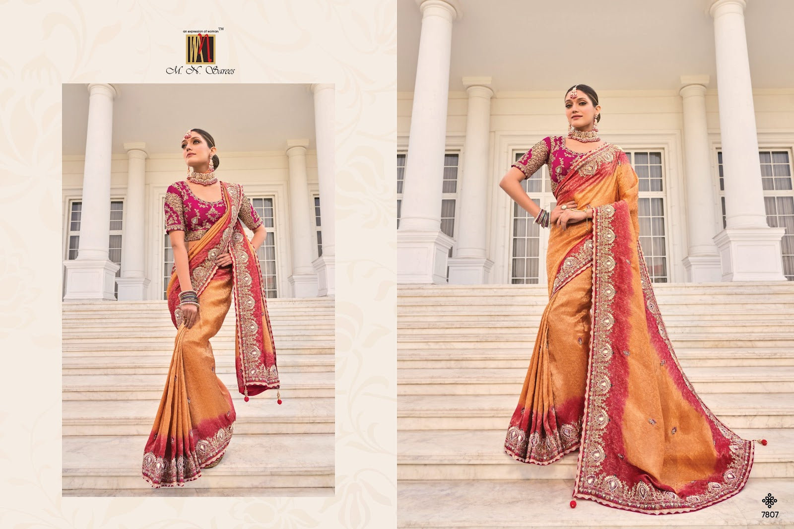 Shahi Poshak Vol 3 Mn Sarees Exporter Gujarat