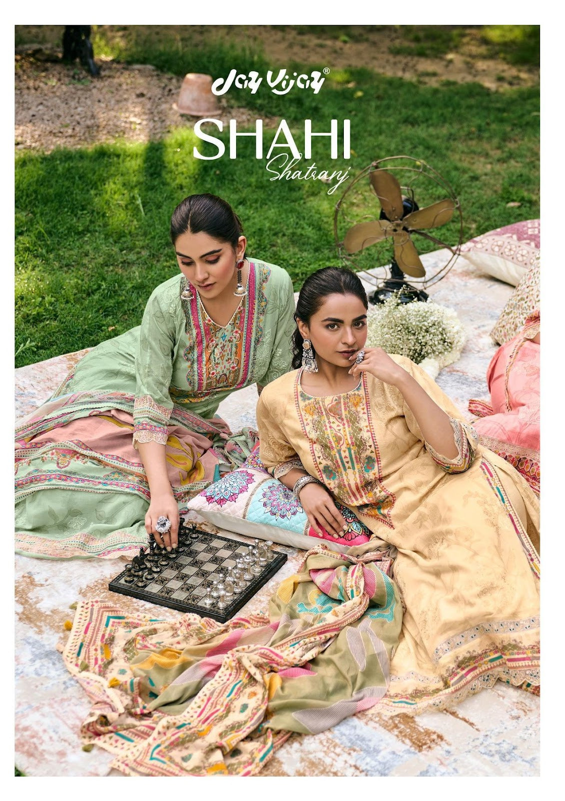Shahi Shatranj Jay Vijay Mal Cotton Pant Style Suits Wholesale Price