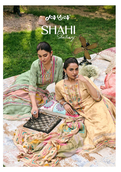 Shahi Shatranj Jay Vijay Mal Cotton Pant Style Suits Wholesale Price