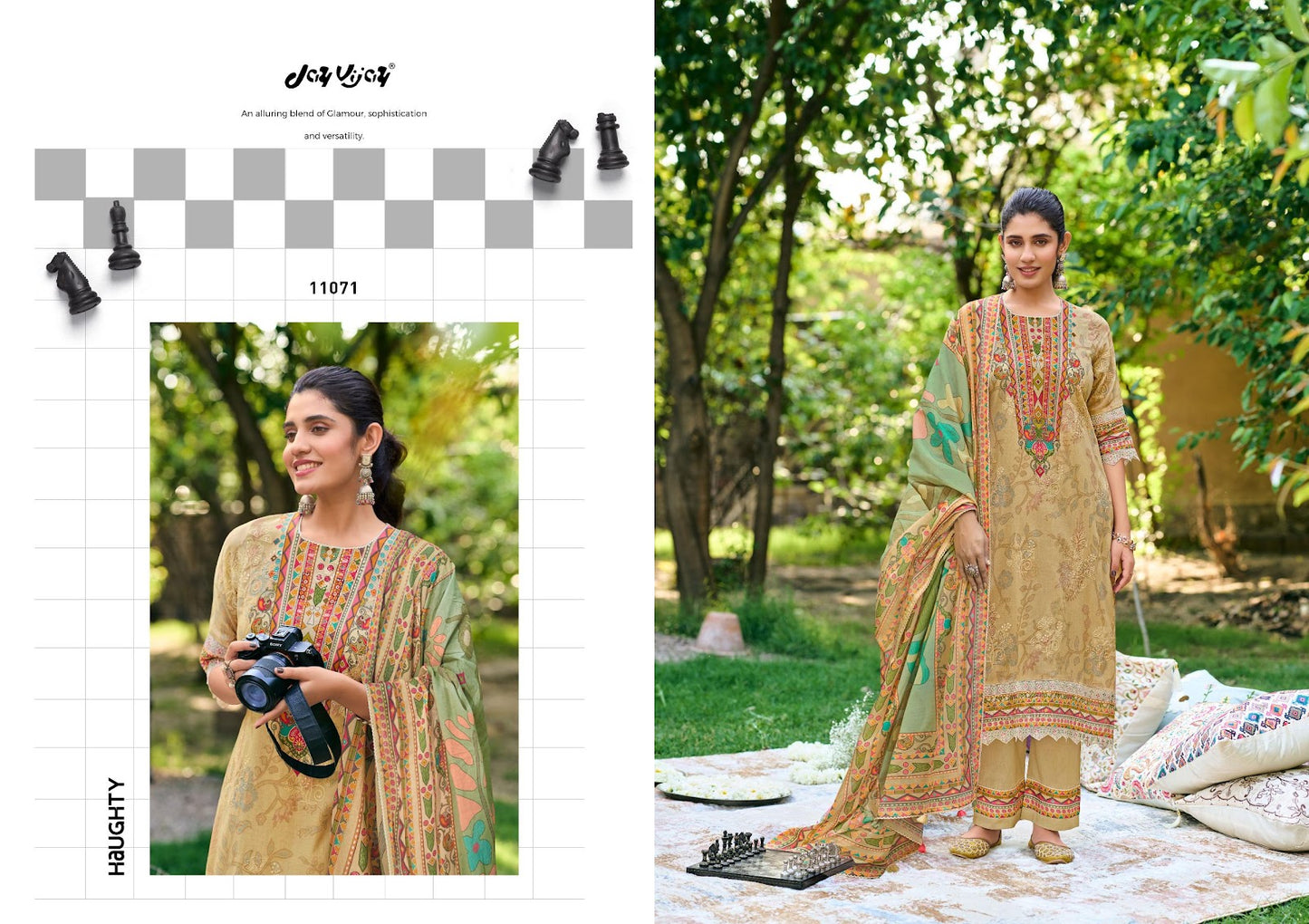 Shahi Shatranj Jay Vijay Mal Cotton Pant Style Suits Wholesale Price