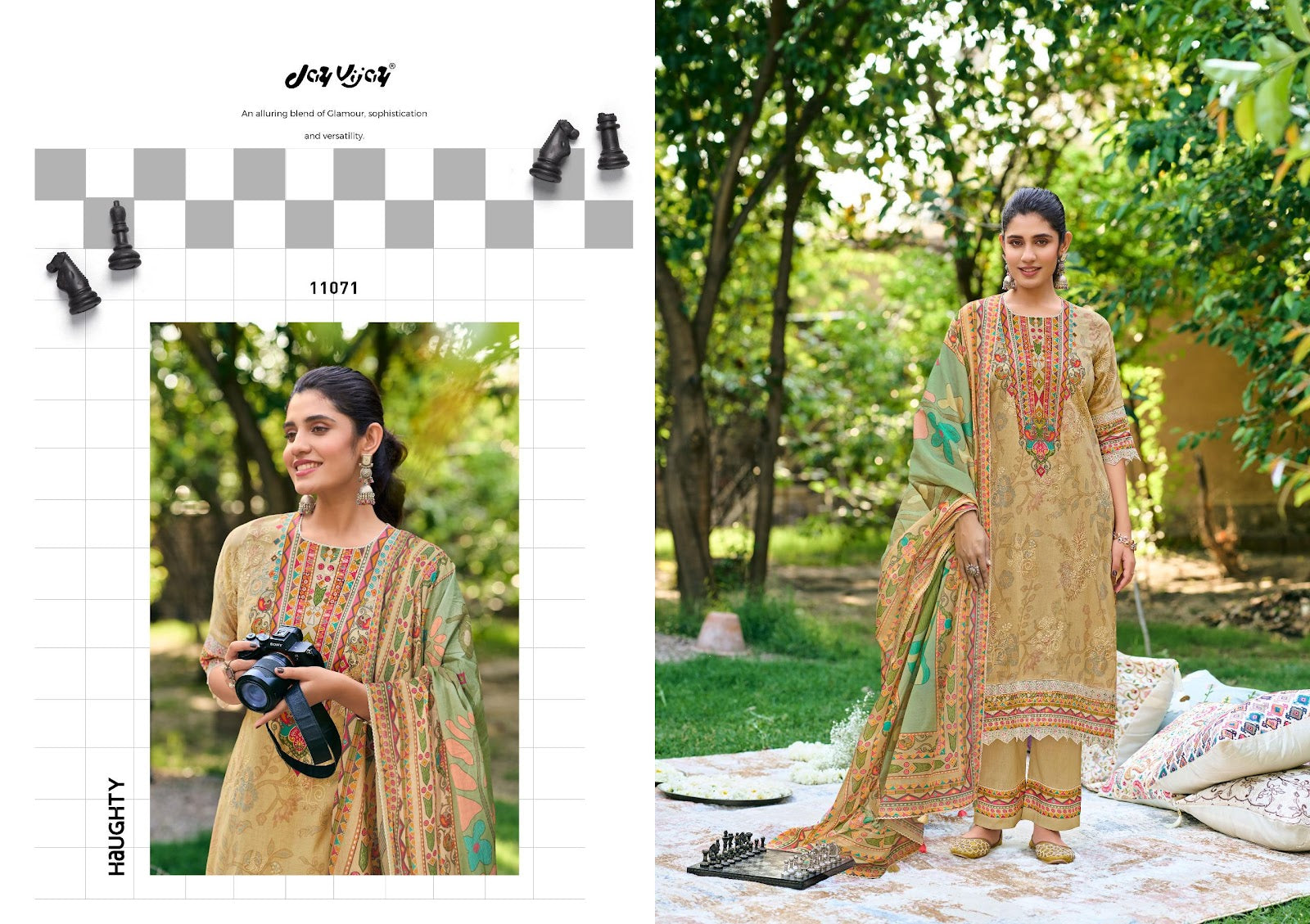Shahi Shatranj Jay Vijay Mal Cotton Pant Style Suits Wholesale Price
