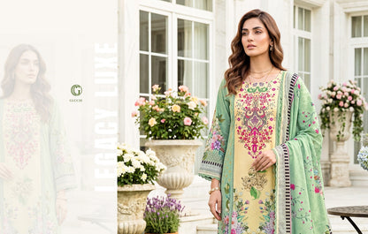 Shahi Vol 4 Gucchi Viscose Muslin Pakistani Readymade Suits Exporter Ahmedabad