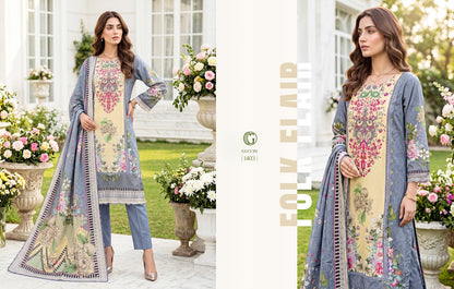 Shahi Vol 4 Gucchi Viscose Muslin Pakistani Readymade Suits Exporter Ahmedabad