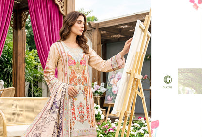 Shahi Vol 6 Gucchi Viscose Muslin Pakistani Readymade Suits Wholesale Price