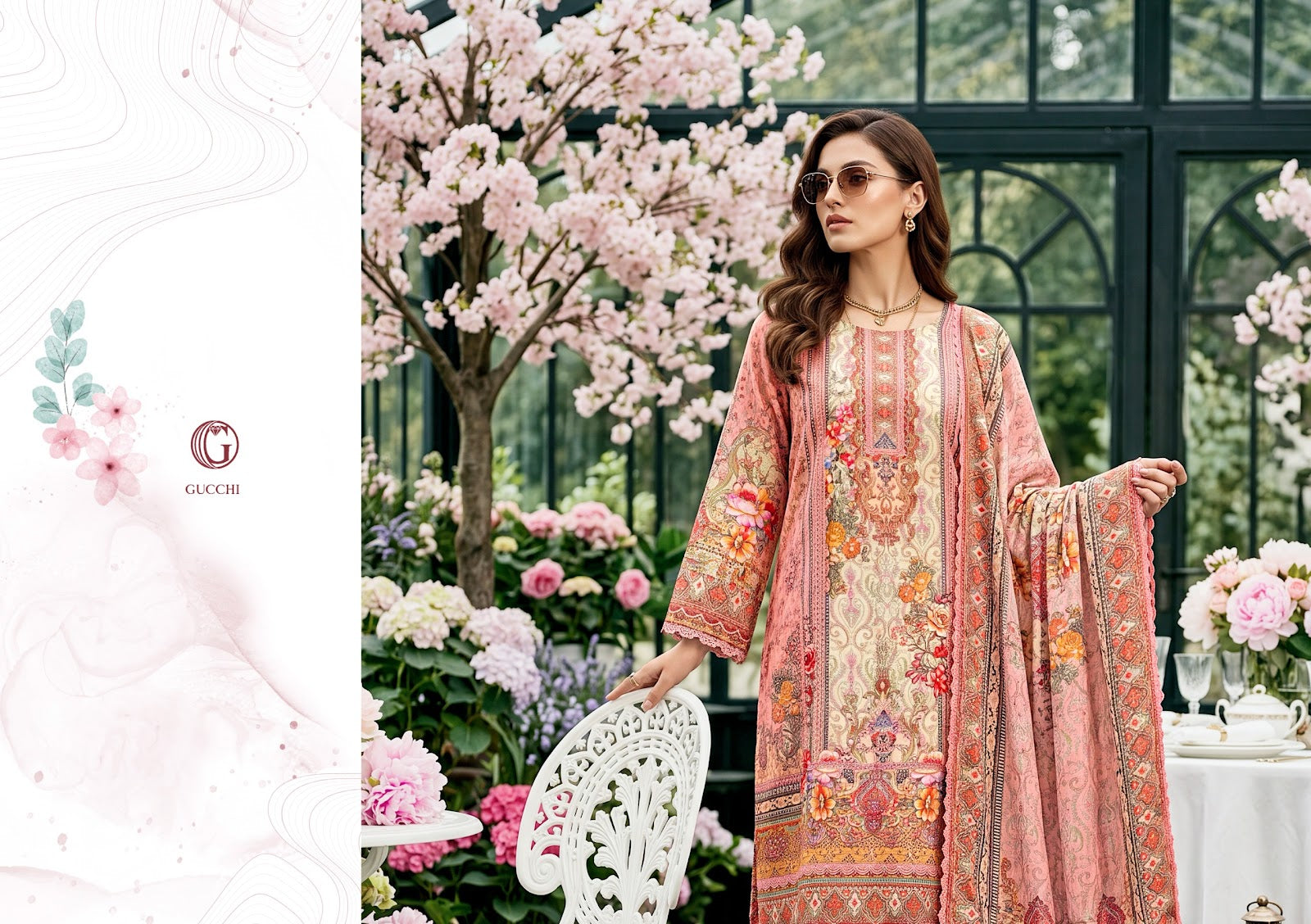 Shahi Vol 7 Gucchi Viscose Muslin Pakistani Readymade Suits Manufacturer India