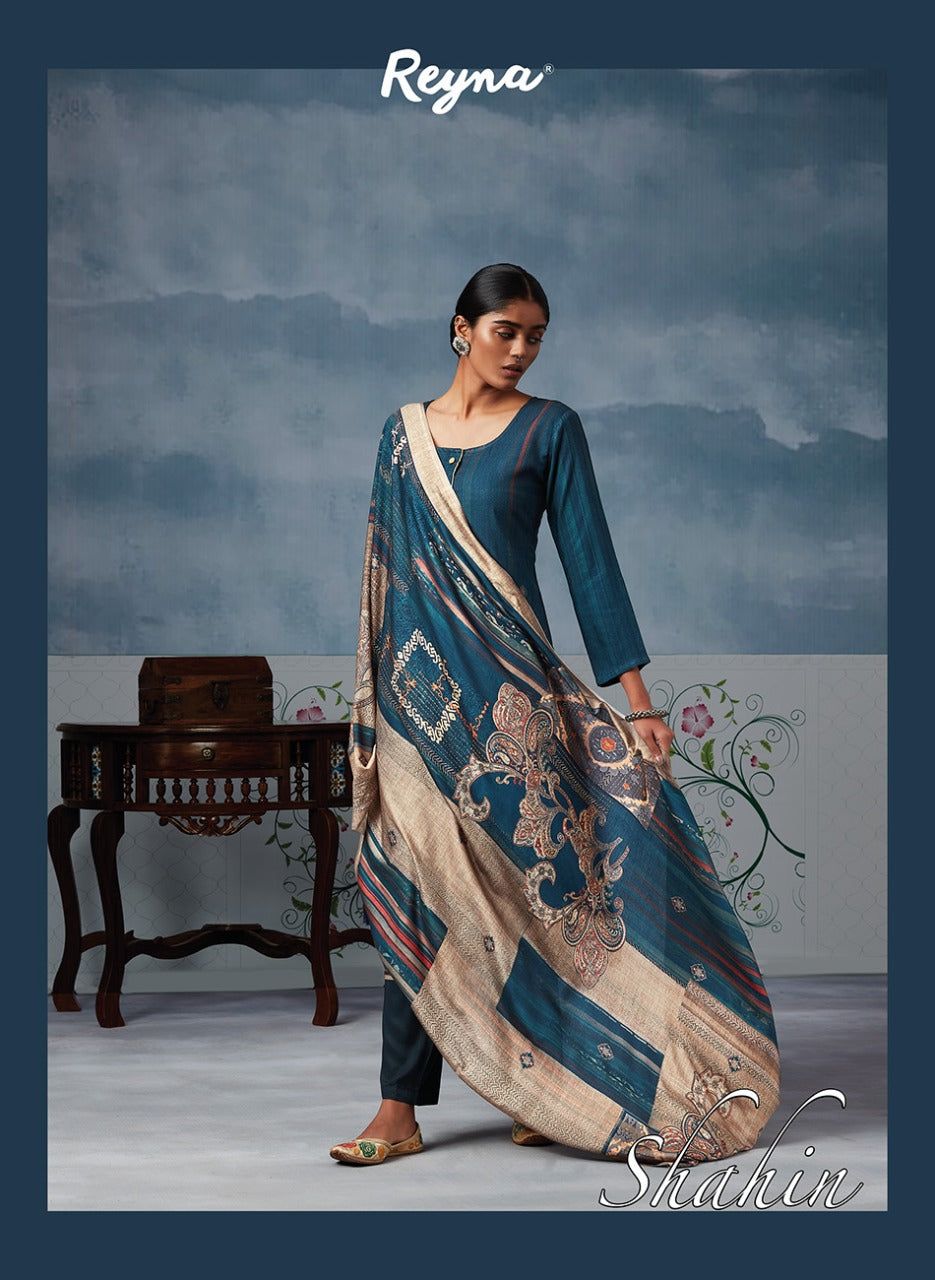 Shahin Reyna Pure Viscose Pashmina Suits Exporter Gujarat