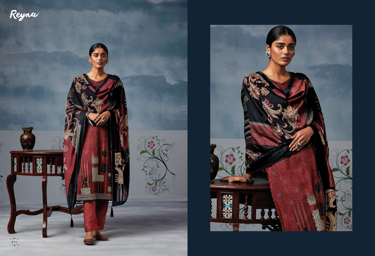 Shahin Reyna Pure Viscose Pashmina Suits Exporter Gujarat