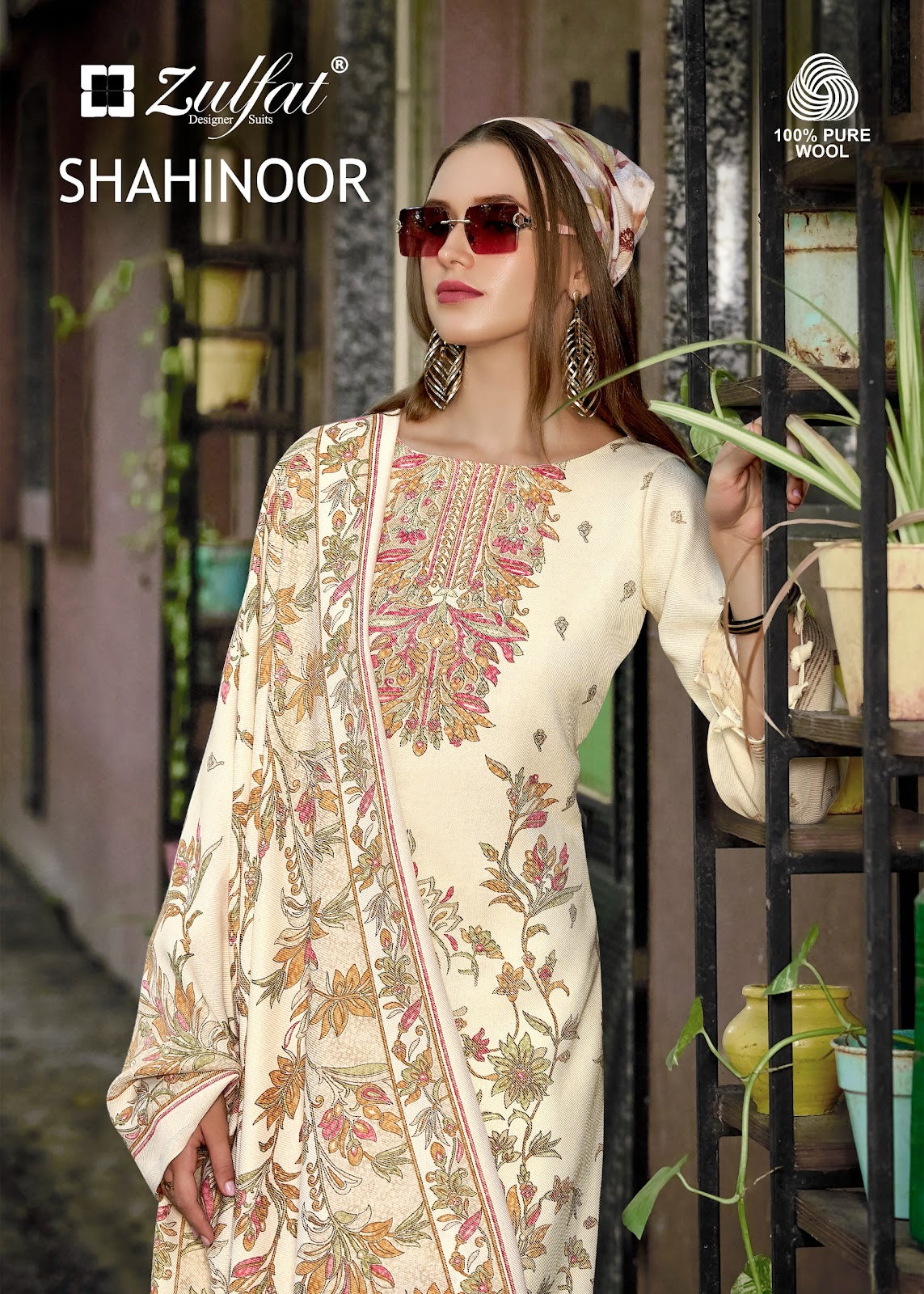 Shahinoor Zulfat Designer Woolen Pashmina Suits Manufacturer Ahmedabad