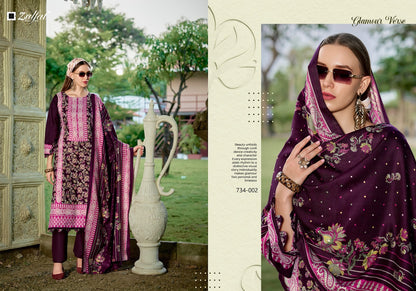 Shahinoor Zulfat Designer Woolen Pashmina Suits Manufacturer Ahmedabad