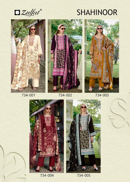 Shahinoor Zulfat Designer Woolen Pashmina Suits Manufacturer Ahmedabad
