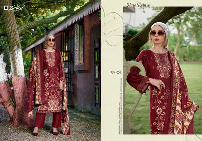 Shahinoor Zulfat Designer Woolen Pashmina Suits Manufacturer Ahmedabad
