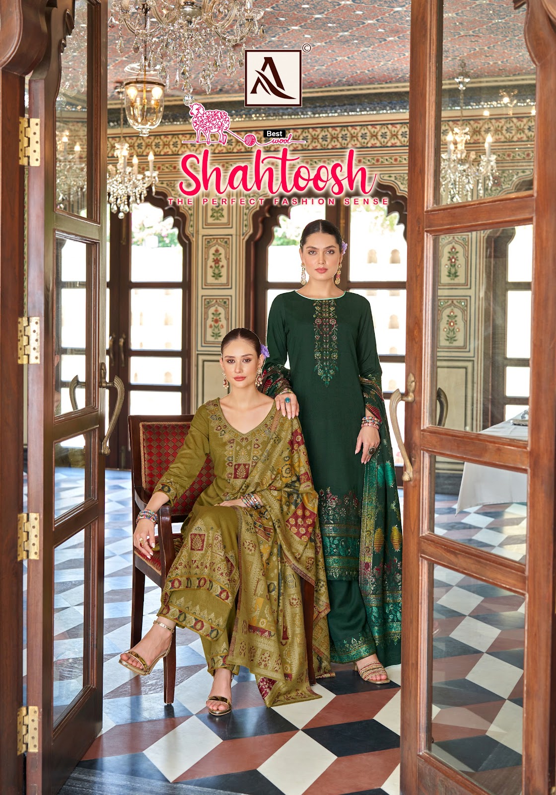 Shahtoosh Alok Viscose Pashmina Suits Manufacturer India