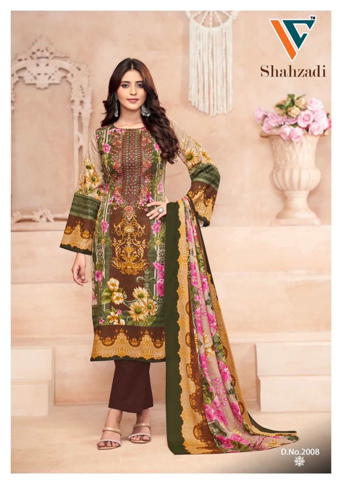 Shahzadi Vol 2 Vandana Creation Cotton Karachi Salwar Suits Supplier Gujarat