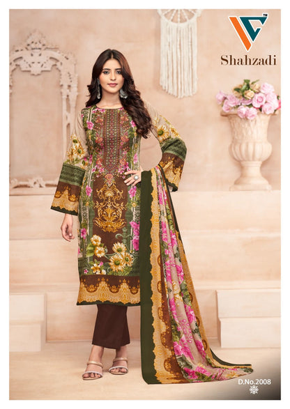Shahzadi Vol 2 Vandana Creation Cotton Karachi Salwar Suits Supplier Gujarat