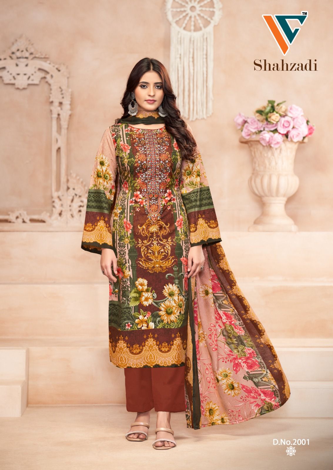 Shahzadi Vol 2 Vandana Creation Cotton Karachi Salwar Suits Supplier Gujarat