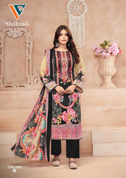 Shahzadi Vol 2 Vandana Creation Cotton Karachi Salwar Suits Supplier Gujarat
