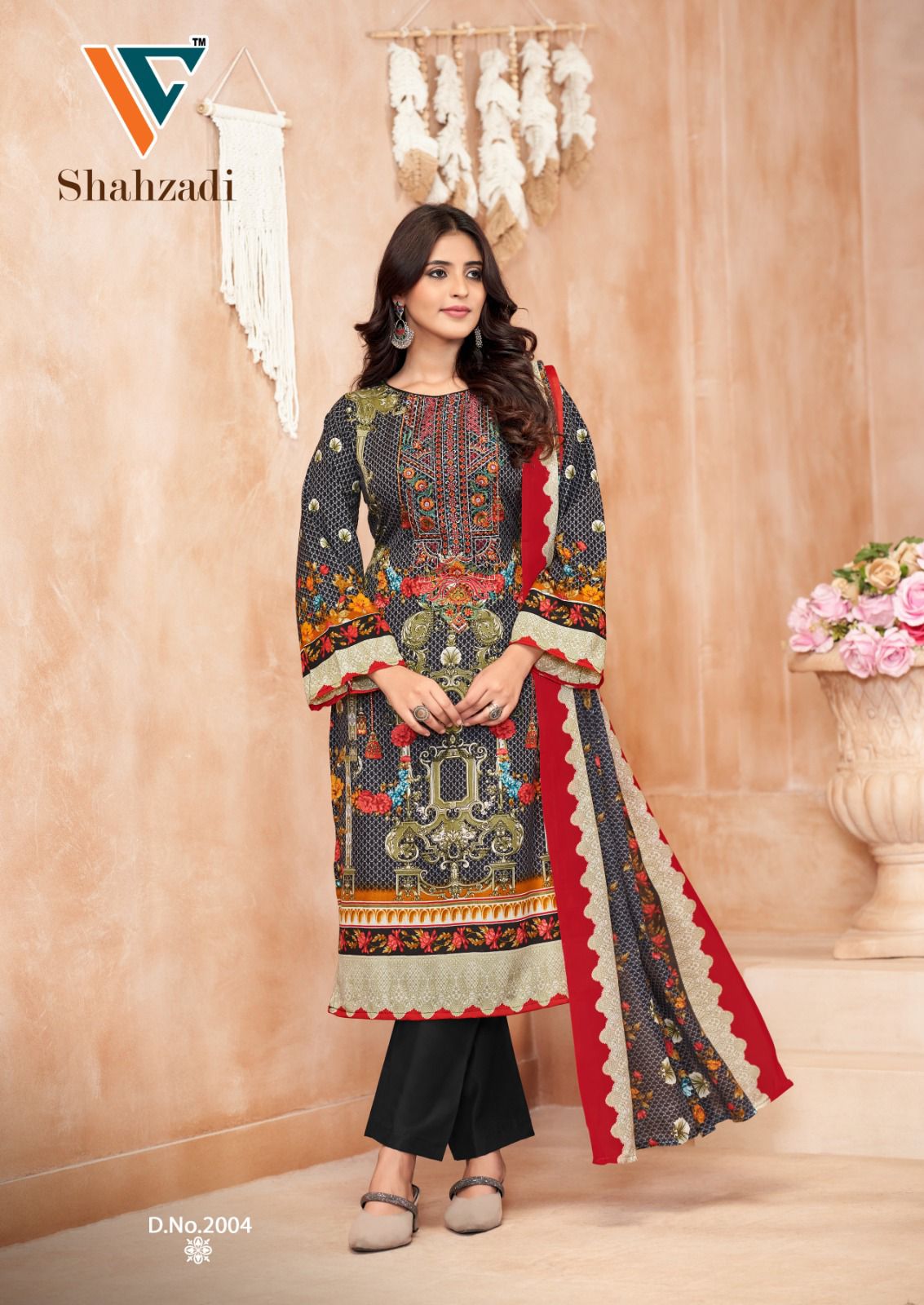 Shahzadi Vol 2 Vandana Creation Cotton Karachi Salwar Suits Supplier Gujarat
