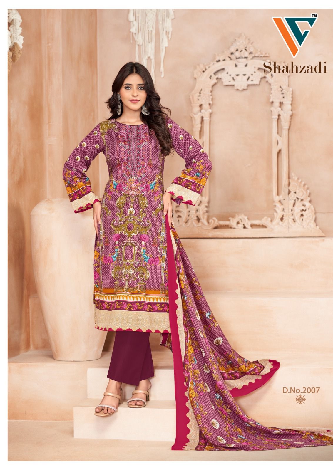 Shahzadi Vol 2 Vandana Creation Cotton Karachi Salwar Suits Supplier Gujarat