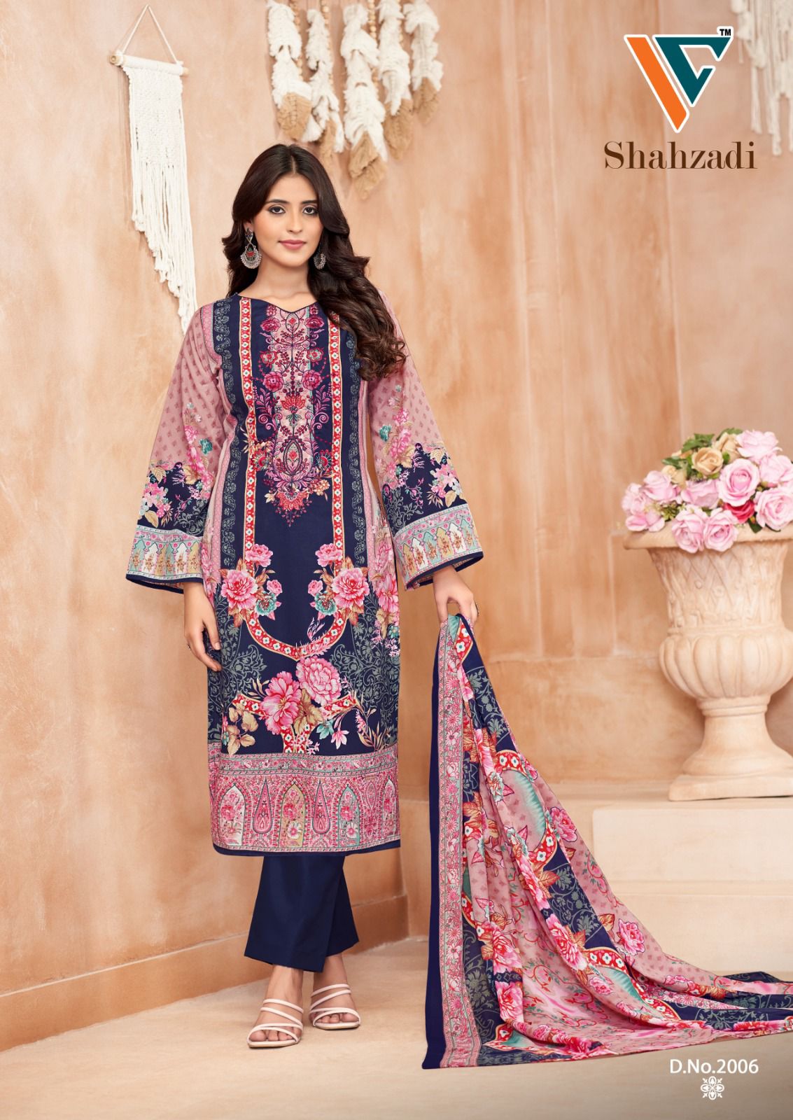 Shahzadi Vol 2 Vandana Creation Cotton Karachi Salwar Suits Supplier Gujarat