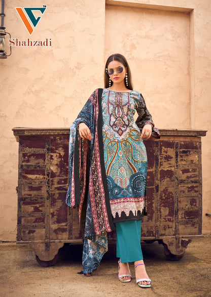 Shahzadi Vol 3 Vandana Creation Cotton Karachi Salwar Suits Supplier Ahmedabad