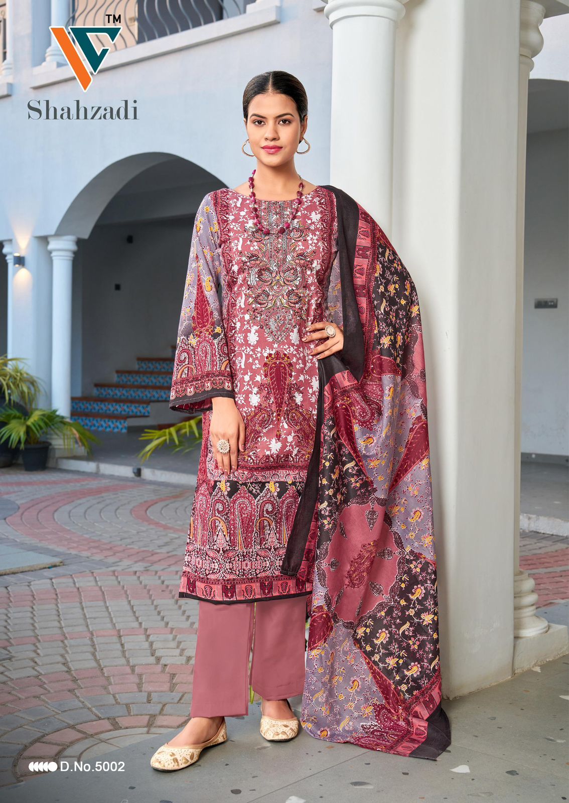 Shahzadi Vol 5 Vandana Creation Cotton Karachi Salwar Suits Wholesale Rate