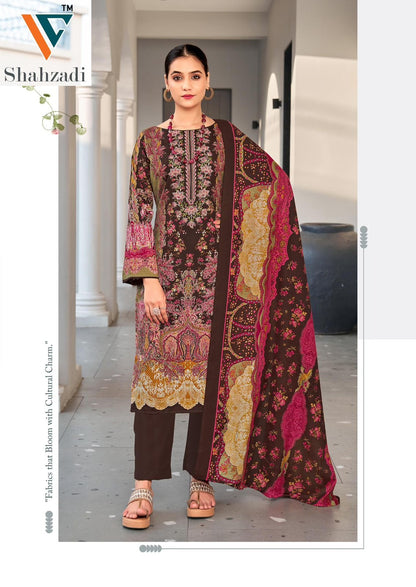 Shahzadi Vol 5 Vandana Creation Cotton Karachi Salwar Suits Wholesale Rate