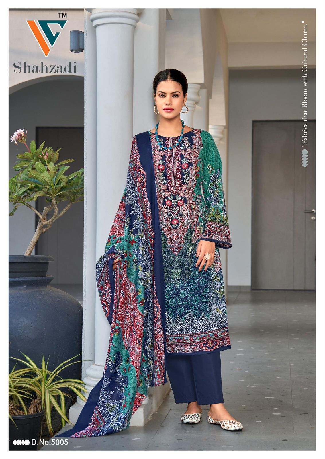 Shahzadi Vol 5 Vandana Creation Cotton Karachi Salwar Suits Wholesale Rate