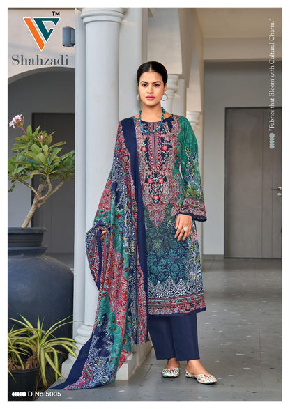 Shahzadi Vol 5 Vandana Creation Cotton Karachi Salwar Suits Wholesale Rate