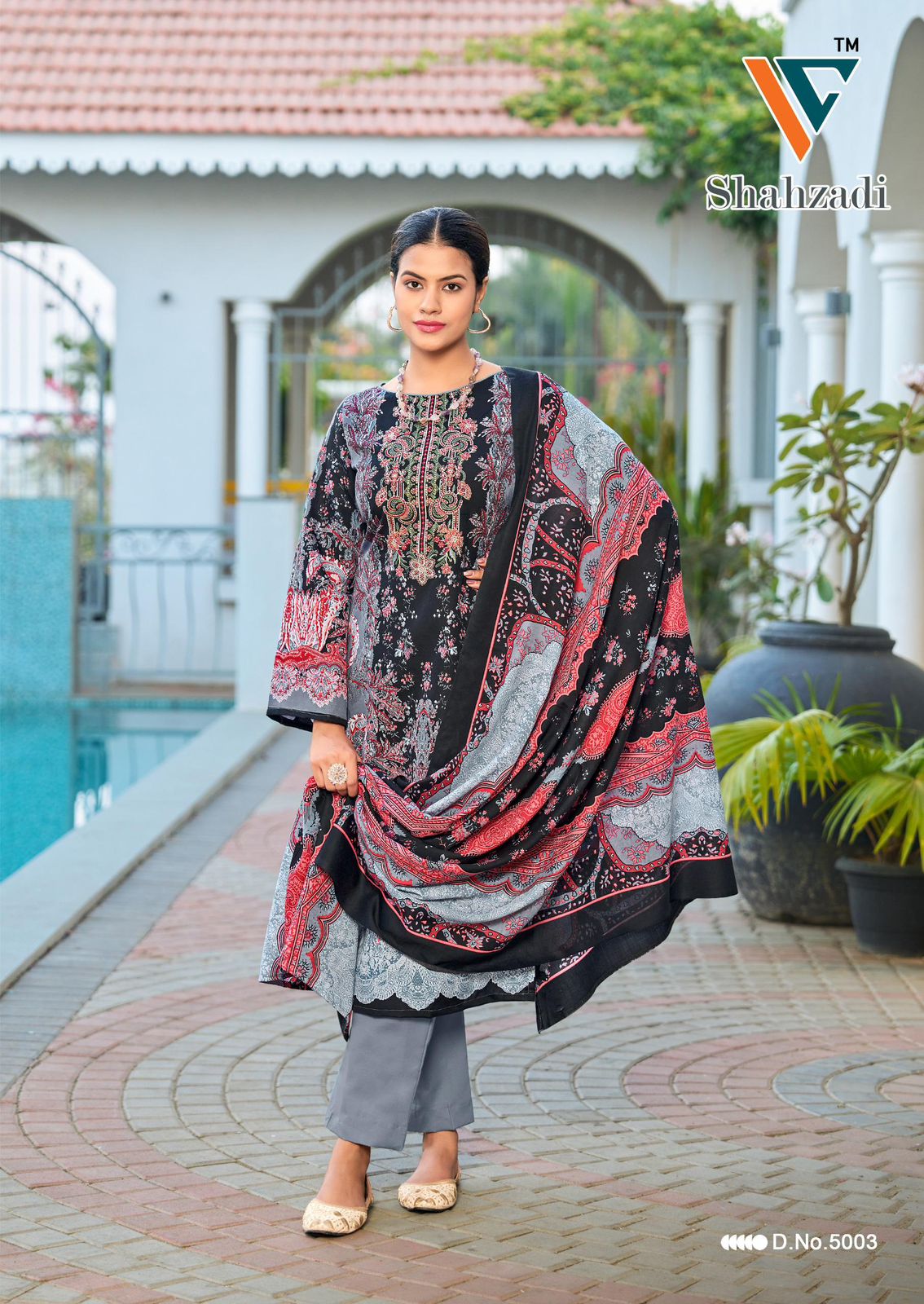 Shahzadi Vol 5 Vandana Creation Cotton Karachi Salwar Suits Wholesale Rate