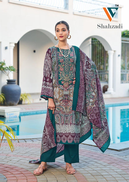 Shahzadi Vol 5 Vandana Creation Cotton Karachi Salwar Suits Wholesale Rate