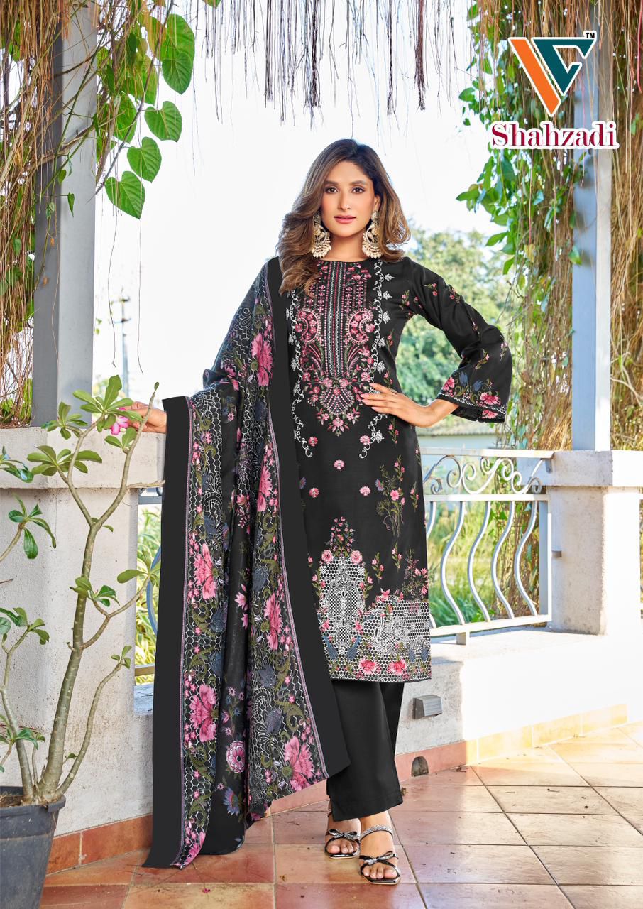 Shahzadi Vol 7 Vandana Creation Cotton Karachi Salwar Suits Wholesaler