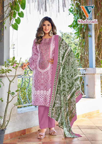Shahzadi Vol 7 Vandana Creation Cotton Karachi Salwar Suits Wholesaler